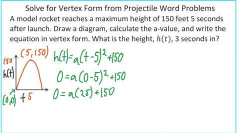 Section 4. . Vertex word problems worksheet